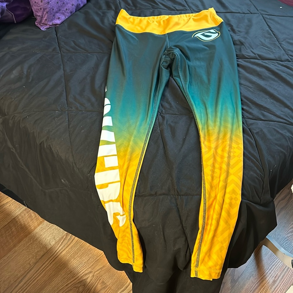 Green Bay packers leggings, sz M